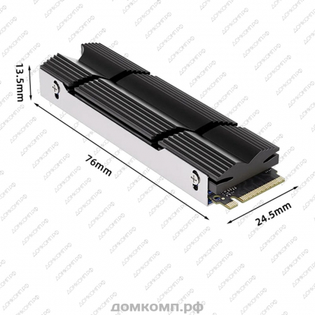 Радиатор для M2 SSD TEUCER M.2-9 недорого. домкомп.рф